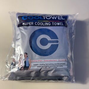 COOL TOWEL Super Cooling Towel - Blue/Silver